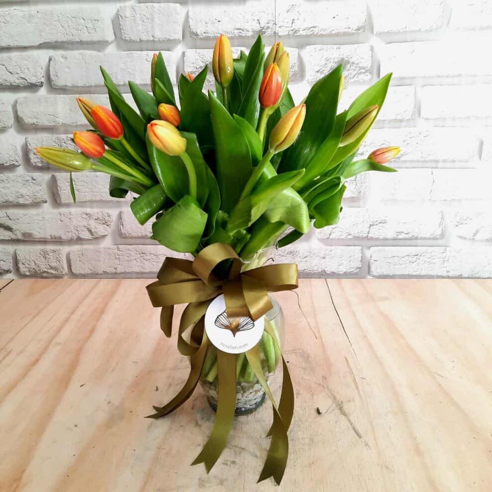 Caja Con Rosas Rojas